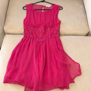 Brand new , M , never worn Fuchsia dress